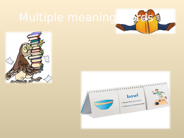 Multiple meaning words 