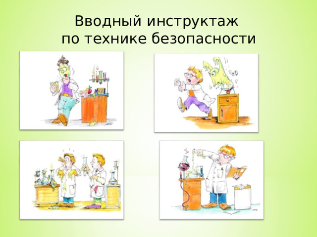 Вводный инструктаж  по технике безопасности 