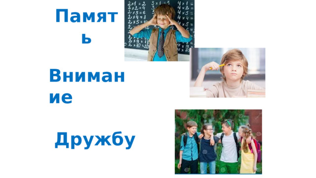 Память Внимание Дружбу 