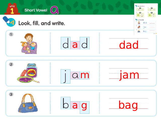 dad a jam m bag a g  