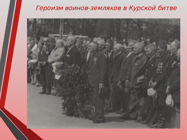 Героизм воинов-земляков в Курской битве 