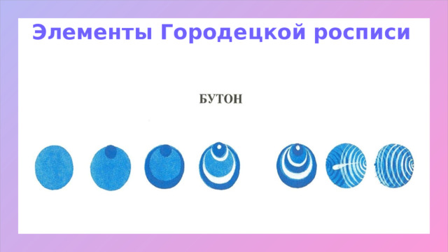 Элементы Городецкой росписи 1 