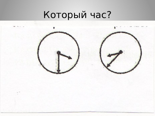 Который час? 