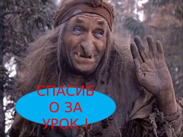 СПАСИБО ЗА УРОК ! 