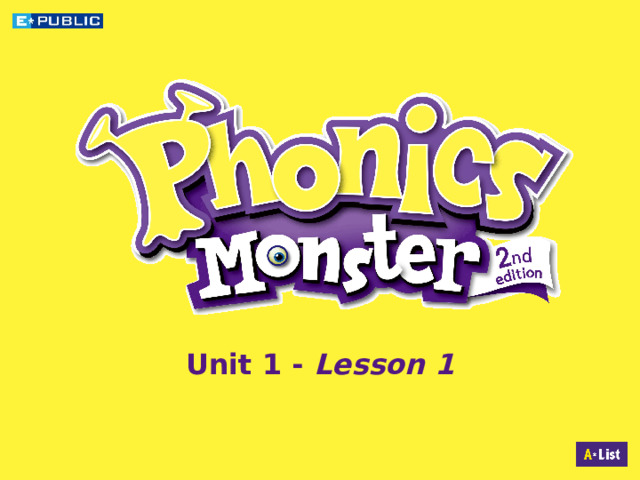 Unit 1 - Lesson 1  