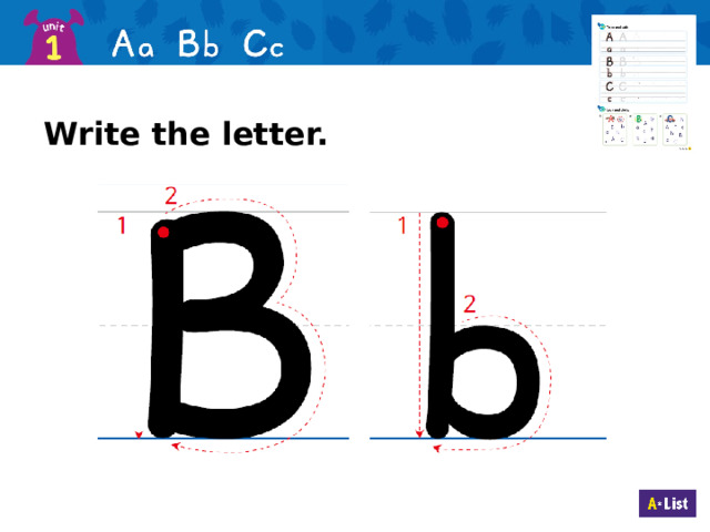 Write the letter. 