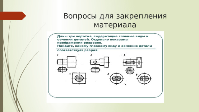 Вопросы для закрепления материала 