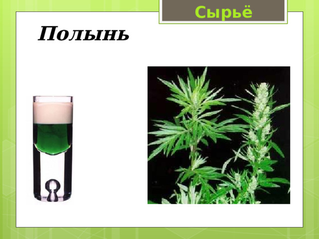 Сырьё Полынь 