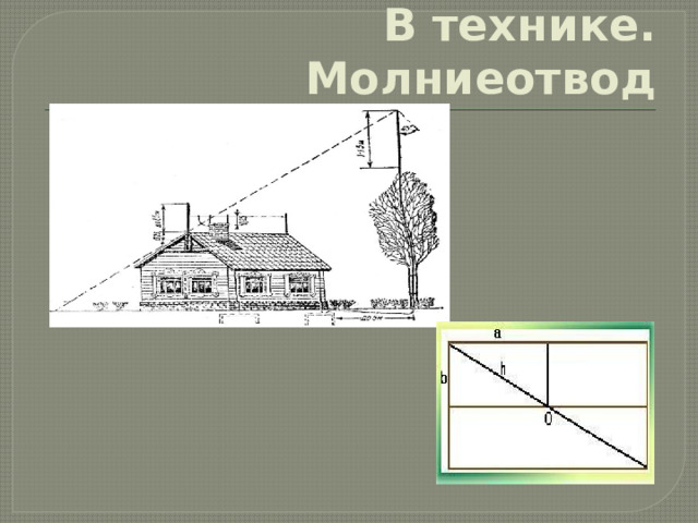 В технике. Молниеотвод 