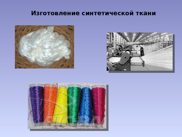 Изготовление синтетической ткани 
