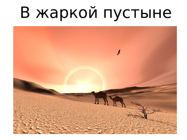 В жаркой пустыне 