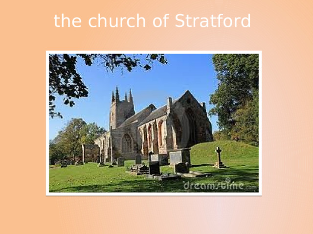 the church of Stratford 