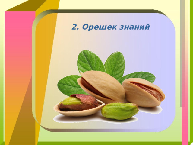 2. Орешек знаний 