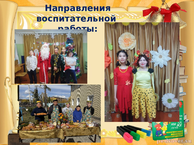 Направления воспитательной  работы: 