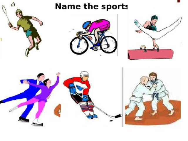 Name the sports! 