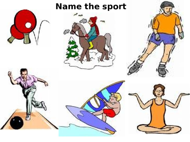Name the sports! 