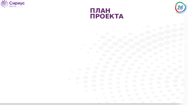 ПЛАН ПРОЕКТА 