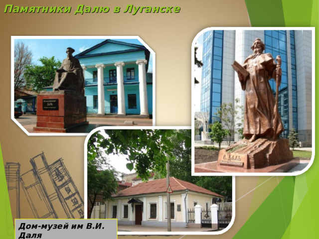 Памятники Далю в Луганске Дом-музей им В.И. Даля 