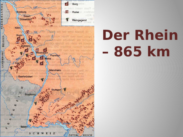 Der Rhein – 865 km 