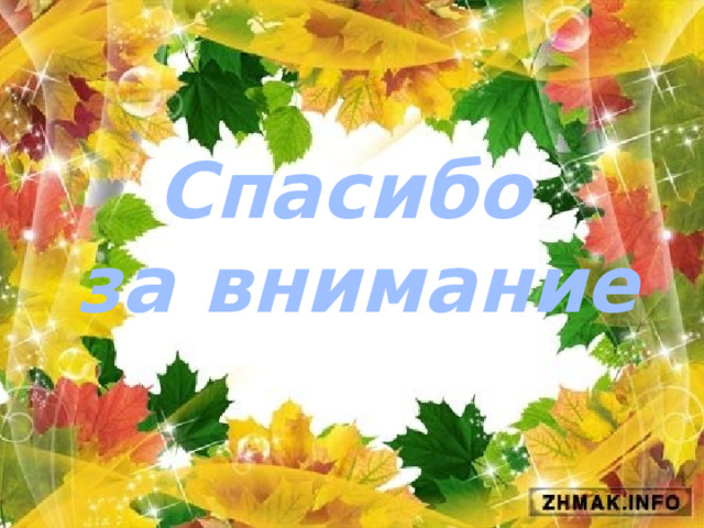 Спасибо за внимание 