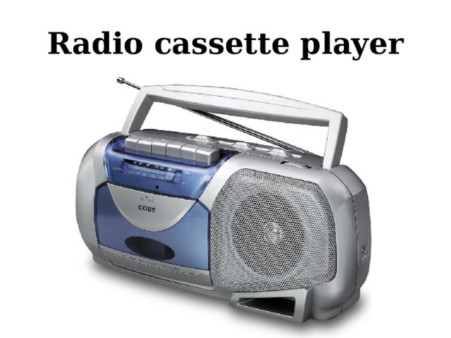 Radio cassette player 