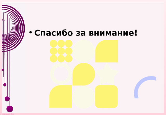 Спасибо за внимание! 
