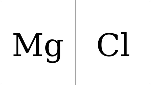 Mg Cl 