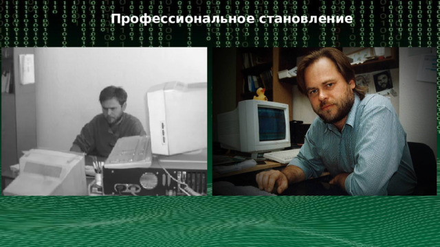 Профессиональное становление 