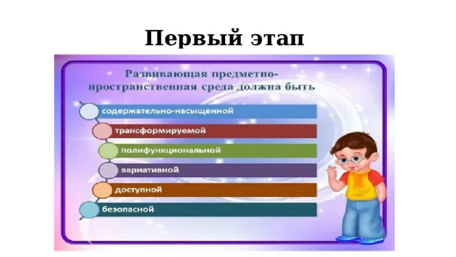 Первый этап  