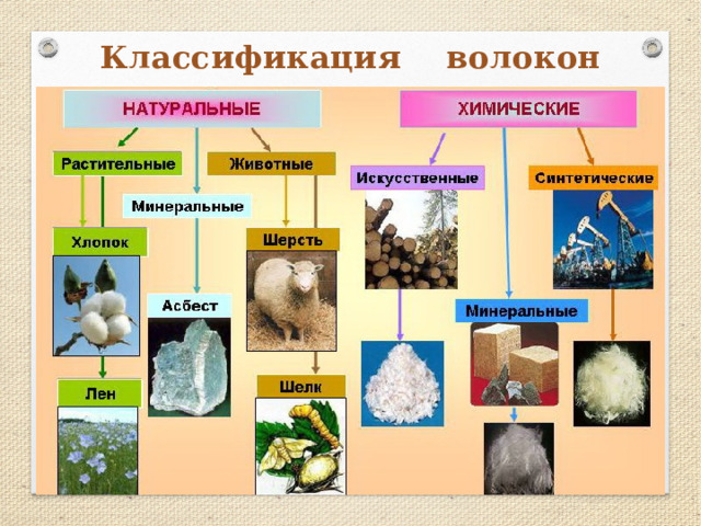 Классификация волокон Текст слайда 