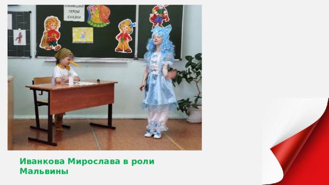 Иванкова Мирослава в роли Мальвины 
