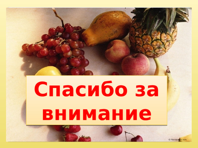 Спасибо за внимание 
