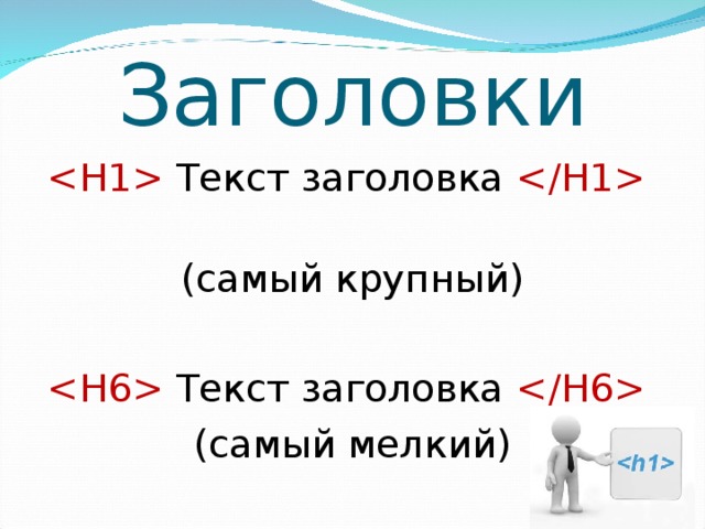 Заголовки   Текст заголовка   ( самый крупный )  Текст заголовка   ( самый мелкий ) 