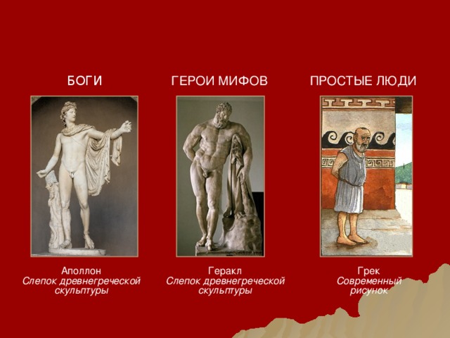 БОГИ ГЕРОИ МИФОВ ПРОСТЫЕ ЛЮДИ Геракл Слепок древнегреческой скульптуры Грек Современный рисунок Аполлон Слепок древнегреческой скульптуры 