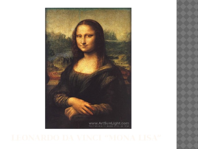 Leonardo da vinci “mona lisa” 