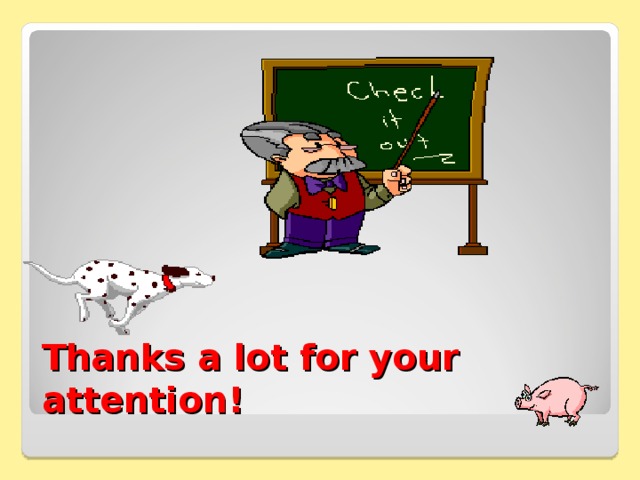 Thanks a lot for your attention ! 