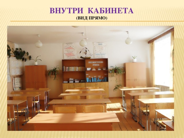 внутри кабинета  (вид прямо) 