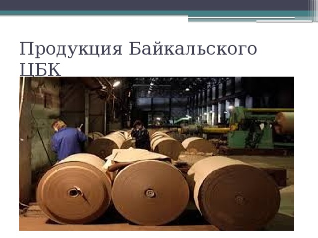 Продукция Байкальского ЦБК 