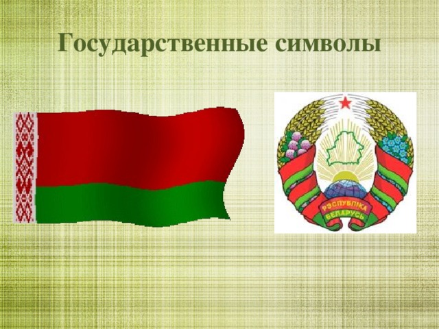 Государственные символы 