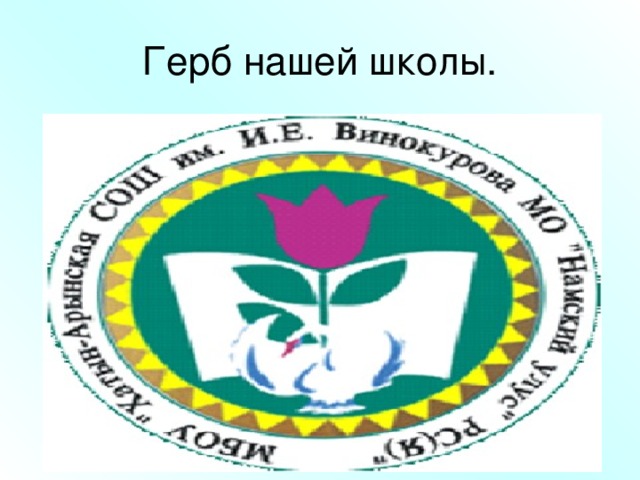 Герб нашей школы. 