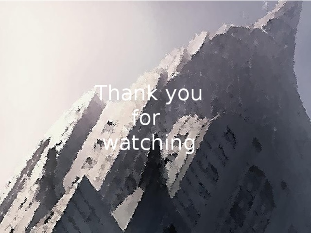 Thank you for watching 