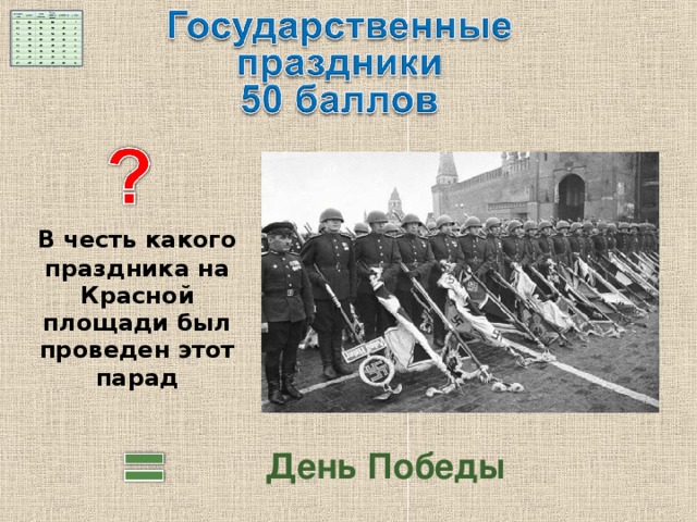  В честь какого праздника на Красной площади был проведен этот парад  День Победы 
