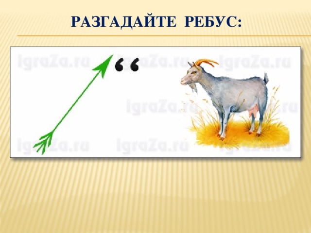 Разгадайте ребус: