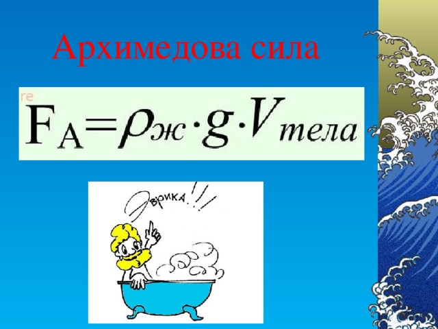 Архимедова сила