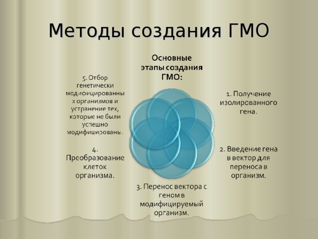 Методы создания ГМО 