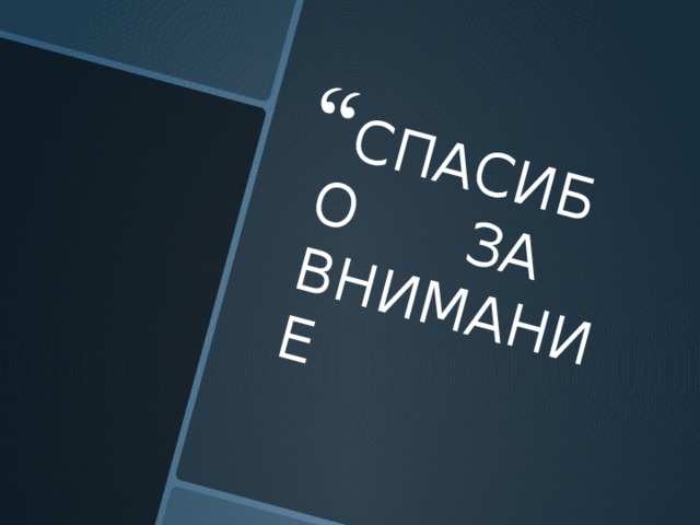 СПАСИБО ЗА ВНИМАНИЕ 