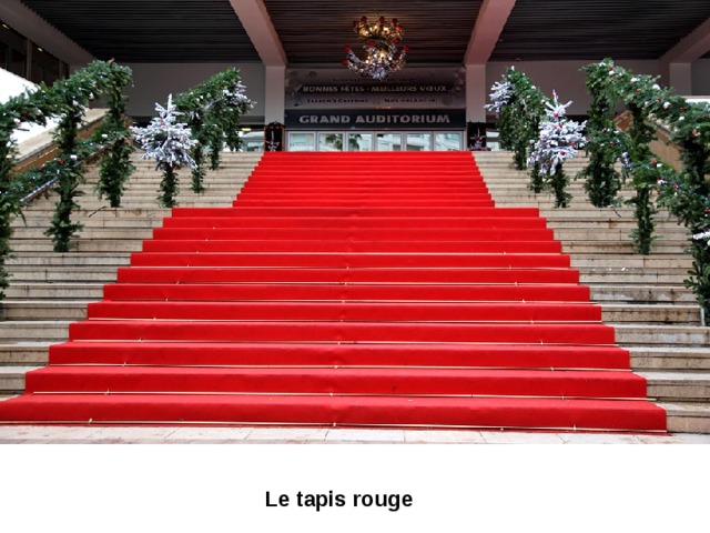 Le tapis rouge 