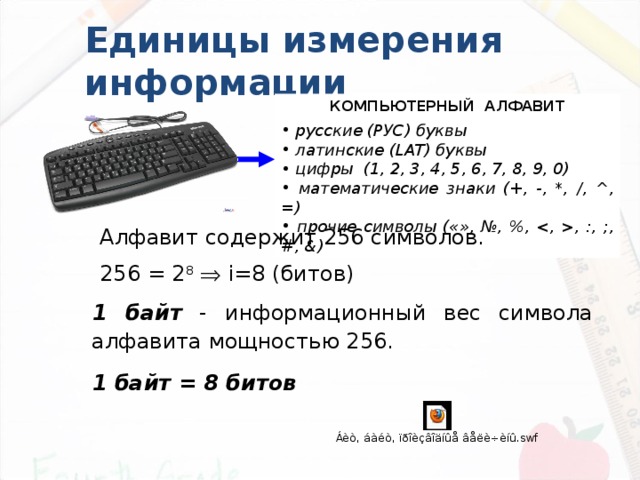 Запишите в тетрадь Задача 3 Информационное сообщение объёмом 720 битов состоит из 180 символов. Какова мощность алфавита, с помощью которого записано это сообщение? Дано:  I = 720 бит; K = 180;  N – ? Решение: N  = 2 i ,  I = K i , i = I/K  i = 720/180 = 4 (бита); N = 2 4  = 16 (символов)  Ответ: 16 символов. 