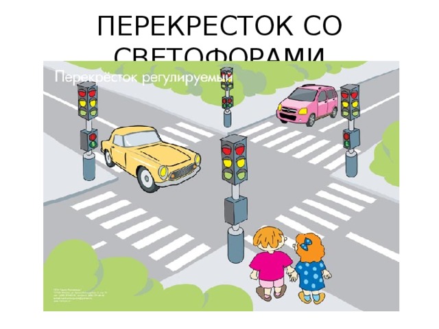 ПЕРЕКРЕСТОК СО СВЕТОФОРАМИ 