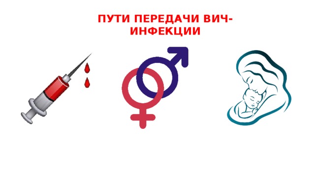 ПУТИ ПЕРЕДАЧИ ВИЧ-ИНФЕКЦИИ 